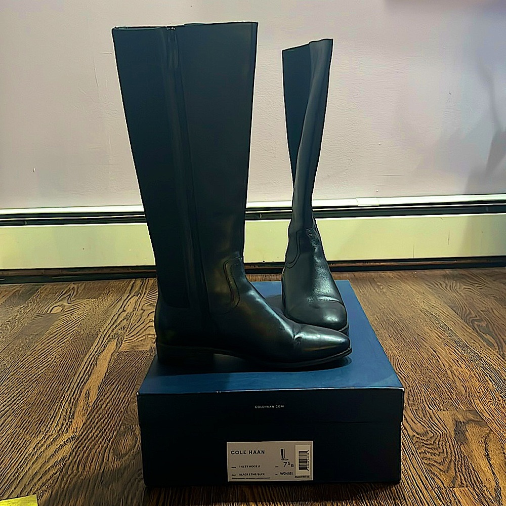 Cole Haan Tilley Boot II size 7.5 Black leather